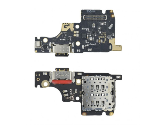 Шлейф (нижня плата) для Xiaomi Redmi Note 14 5G, Poco M7 Pro 5G з роз'ємом зарядки і мікрофоном Original Quality TPS-2710000343790 2710000343790