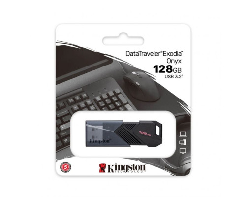 Флеш-пам'ять USB Kingston DataTraveler Exodia Onyx 128GB USB 3.2 Gen1 black TPS-2710000343837 2710000343837