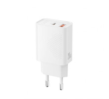 Мережевий зарядний пристрій (адаптер) XO L161 PD_20W / QC3.0_18W white TPS-2710000344537 2710000344537