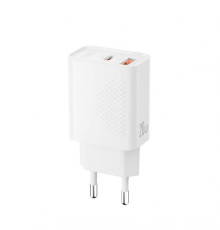 Мережевий зарядний пристрій (адаптер) XO L161 PD_20W / QC3.0_18W white TPS-2710000344537 2710000344537