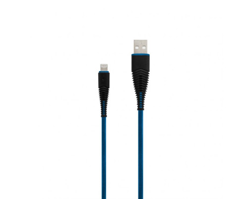 Кабель USB WALKER C550 Lightning dark blue