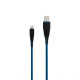 Кабель USB WALKER C550 Lightning dark blue