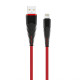 Кабель USB WALKER C550 Lightning red TPS-2710000150787