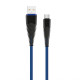 Кабель USB WALKER C550 Micro dark blue TPS-2710000150800