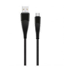 Кабель USB WALKER C550 Micro black TPS-2710000150794