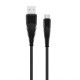 Кабель USB WALKER C550 Micro black