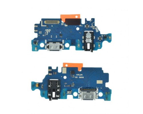 Шлейф (нижня плата) для Samsung Galaxy A25 5G/A256 (2023) з роз'ємом зарядки і мікрофоном Original Quality TPS-2710000347545 2710000347545