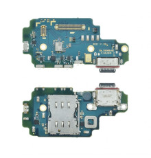 Шлейф (нижня плата) для Samsung Galaxy S22 Ultra/S908 (2022) з роз'ємом зарядки і мікрофоном Original Quality TPS-2710000347606 2710000347606