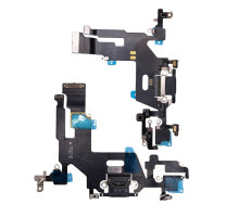 Шлейф для Apple iPhone 11 з роз'ємом зарядки black Original Quality TPS-2710000347699 2710000347699
