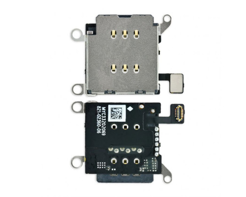 Тримач Sim-карти (лоток) для Apple iPhone 12, 12 Pro (Dual Sim) black High Quality TPS-2710000347996 2710000347996