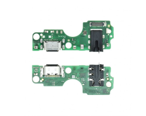 Шлейф (нижня плата) для Tecno Spark Go 2023 BF7n з роз'ємом живлення, гарнітури та мікрофоном High Quality TPS-2710000348870 2710000348870