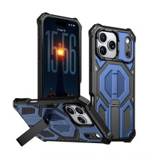 Чохол з MagSafe Armor Case для Apple iPhone 17 Pro з підставкою dark blue (02) TPS-2710000349808 2710000349808