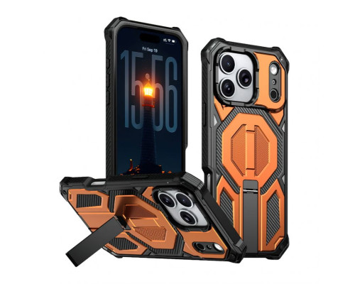 Чохол з MagSafe Armor Case для Apple iPhone 17 Pro з підставкою orange (04) TPS-2710000349815 2710000349815
