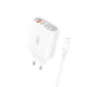 Мережевий зарядний пристрій (адаптер) XO L100 4USB / QC3.0 / 3USB_2.4A + Data Cable USB to Micro white TPS-2710000349938 2710000349938