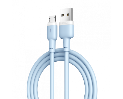 Кабель USB XO NB208 Micro 2.4A blue TPS-2710000350019 2710000350019