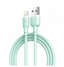 Кабель USB XO NB208 Lightning 2.4A green TPS-2710000350002 2710000350002
