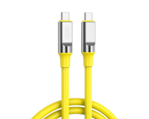 Кабель USB XO NB-Q252B Type-C to Type-C PD 60W yellow TPS-2710000350026 2710000350026