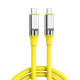 Кабель USB XO NB-Q252B Type-C to Type-C PD 60W yellow TPS-2710000350026 2710000350026