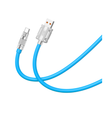 Кабель USB XO NB227 Type-C 6A 1.2м blue TPS-2710000350040 2710000350040