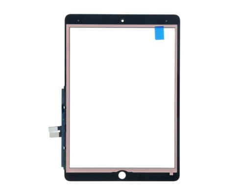 Тачскрін (сенсор) для Apple iPad 10.2 2021 (A2602, A2603, A2604, A2605) Full зі шлейфом, кнопкою меню та мікросхемою black High Quality TPS-2710000350910 2710000350910