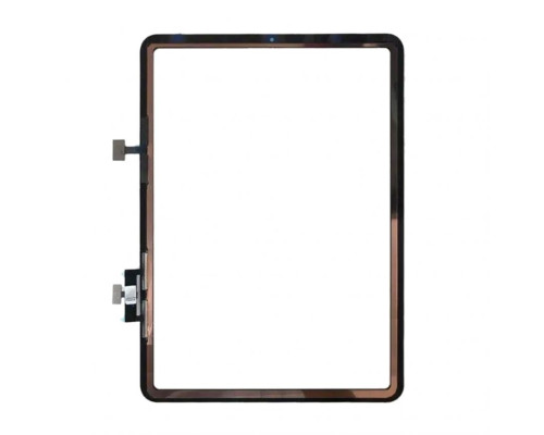 Тачскрін (сенсор) для Apple iPad Air 4 10.9 2020 Full зі шлейфом, кнопкою меню та мікросхемою black High Quality TPS-2710000350927 2710000350927