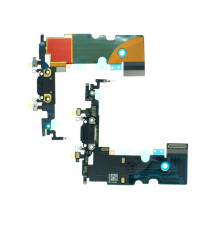 Шлейф (нижня плата) для Apple iPhone 8, SE 2020, SE 2022 з роз'ємом живлення та мікрофоном black Original Quality TPS-2710000351009 2710000351009