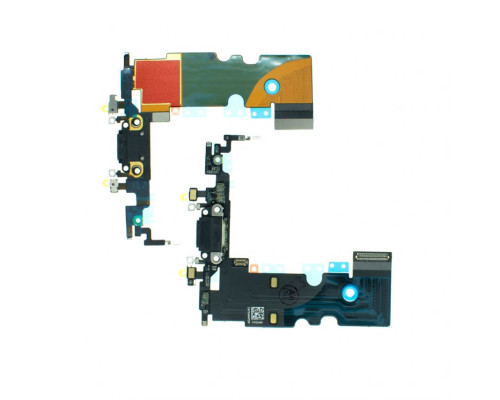 Шлейф (нижня плата) для Apple iPhone 8, SE 2020, SE 2022 з роз'ємом живлення та мікрофоном black Original Quality TPS-2710000351009 2710000351009