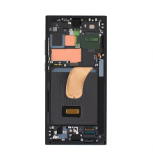 Дисплей (LCD) для Samsung Galaxy S23 Ultra/S918 (2023) з тачскріном та рамкою phantom black (Oled) Original Quality TPS-2710000351924 2710000351924