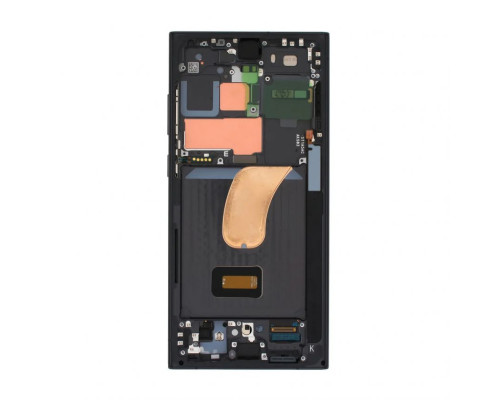 Дисплей (LCD) для Samsung Galaxy S23 Ultra/S918 (2023) з тачскріном та рамкою phantom black (Oled) Original Quality TPS-2710000351924 2710000351924