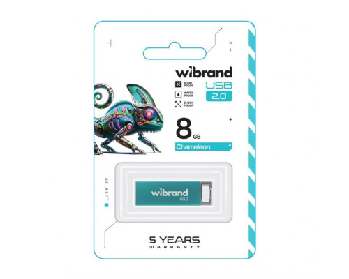 Флеш-пам'ять USB Wibrand Chameleon 8GB USB 2.0 light blue TPS-2710000352563 2710000352563