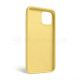 Чохол Full Silicone Case для Apple iPhone 12, 12 Pro yellow (04)