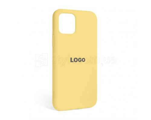 Чохол Full Silicone Case для Apple iPhone 12, 12 Pro yellow (04)