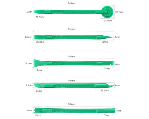 Набір інстурментів RELIFE RL-049C (для ремонту, 10 in 1, пластик) TPS-2710000353270 2710000353270