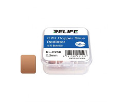 Термопрокладка RELIFE RL-093B (мідна, 0,3мм, 14мм, 12,45мм, 50 шт) TPS-2710000353591 2710000353591