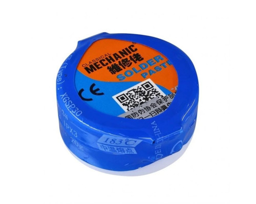 Паста Mechanic XGSP30 (Sn 63%, Pb 37%, 183 °C, 20g) TPS-2710000354079 2710000354079