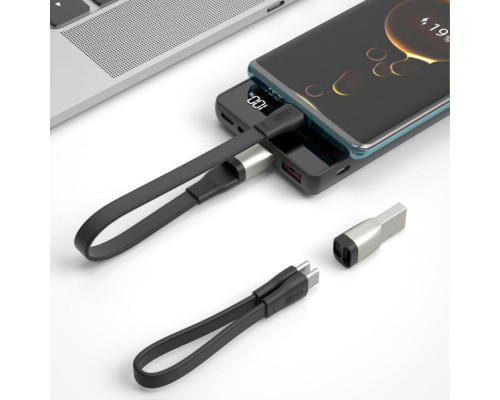 Кабель USB XO NB-Q170A Type-C to Type-C Fast Charge 20W 0.2м black