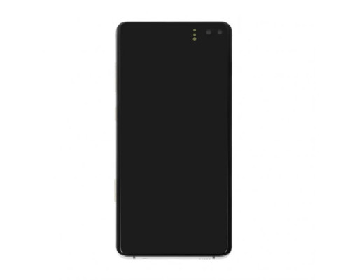 Дисплей (LCD) для Samsung Galaxy S10 Plus/G975 (2019) з тачскріном і рамкою prism white (TFT) High Quality TPS-2710000354529 2710000354529