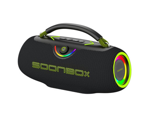 Портативна колонка Soonbox S9702 80W (2*40W) black green TPS-2710000354543 2710000354543
