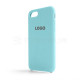 Чохол Original Silicone для Apple iPhone 7, 8, SE 2020 sea blue (21)