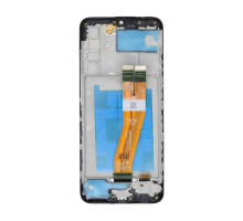 Дисплей (LCD) для Samsung Galaxy A03s/A037 (2021) (163x72) з тачскріном та рамкою black Original Quality TPS-2710000356080 2710000356080