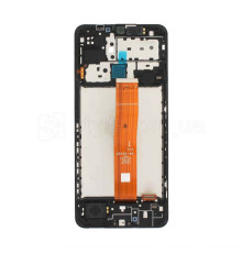 Дисплей (LCD) для Samsung Galaxy M12/M127 (2021) з тачскріном та рамкою black Service Original (PN:GH82-25042A) TPS-2710000220220