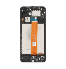 Дисплей (LCD) для Samsung Galaxy A12/A125, M12/M127 rev.0.2 з тачскріном та рамкою black Service Original (PN:GH82-24490A) TPS-2710000359159 2710000359159