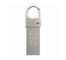 Флеш-пам'ять USB T&G Metal 32GB USB 2.0 (027) з карабіном TPS-2710000360230 2710000360230