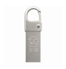 Флеш-пам'ять USB T&G Metal 32GB USB 2.0 (027) з карабіном TPS-2710000360230 2710000360230