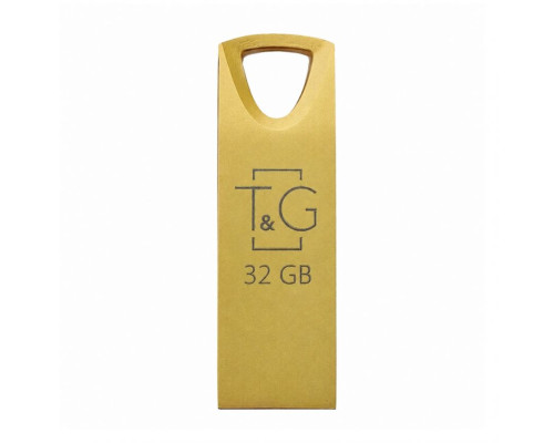 Флеш-пам'ять USB T&G Metal 32GB USB 2.0 (117) gold TPS-2710000360414 2710000360414