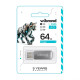 Флеш-пам'ять USB Wibrand Сougar 64GB USB 2.0 silver TPS-2710000360605 2710000360605