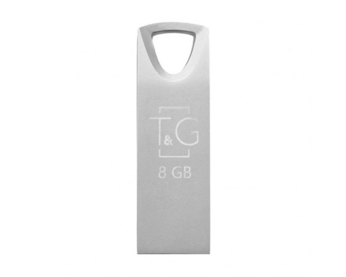 Флеш-пам'ять USB T&G Metal 8GB USB 2.0 (117) silver TPS-2710000361077 2710000361077