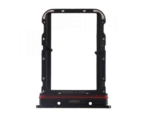 Тримач Sim-карти (лоток) для Xiaomi Mi Note 10, Mi Note 10 Pro, Mi Note 10 Lite midnight black TPS-2710000361282 2710000361282