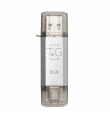 Флеш-пам'ять USB T&G Type-C Star 8GB USB 2.0 (009) silver TPS-2710000361343 2710000361343