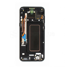 Дисплей (LCD) для Samsung Galaxy S8 Plus/G955 (2017) з тачскріном та рамкою black Service Original (PN:GH97-20470A) TPS-2710000219903